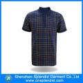 Men′s Cotton Stripes Business Polo Shirt with Company Logo